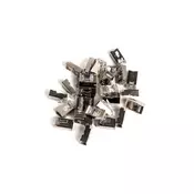 RJ45 Modular plug (8P8C) pass-through, CAT 6, shielded, AWG 26-24, 100 pieces