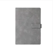 INF Evropski Retro Zvezek - Vintage Dnevnik z Zapiranjem na Sponko Grey, (5000093555)