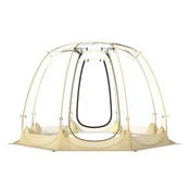 Costway Prozoren PVC šotor mehurček 265x265 cm za 5-6 oseb