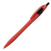 KEMIČNI SVINČNIK OPTIMA, SOFT TOUCH, rdeč