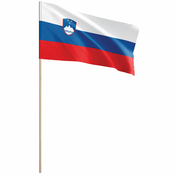 Slovenija zastavica na palici