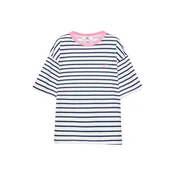 Pull&Bear Majica mornarska / roza / bela