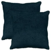 vidaXL Prevleka za blazino 2 kos HEERLEN Temno modra 70 x 70 cm