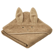 liewood® otroška kopalna brisačka albert rabbit oat