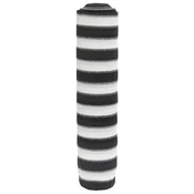Mreža za privatnost antracit-bijela 1 x 10 m HDPE 195 g/m2