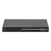 NETGEAR MSM4328F Upravljano L3 10G Ethernet (100/1000/10000) 1U Crno