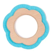 Bo Jungle ugrizi B-TEETHER FLOWER WOOD Blue