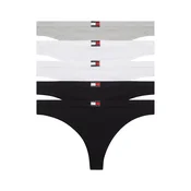 Tommy Hilfiger Underwear Tangice pegasto siva/črna/bela