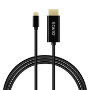 SAVIO SAVIO CL-191 USB-C na HDMI kabel, 2 m, plastika