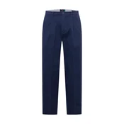 Dockers Hlače z naborki KHAKI, modra