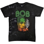 Bob Marley Majica Smoke Gradient Unisex Dip-Dye on Grey L