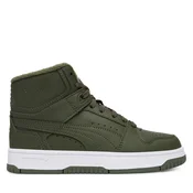 Superge Puma Rebound Slam Mid Wtr Jr 40880302 Temno zelena