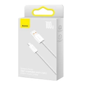 Baseus CALD000602 Dynamic Series Fast Charging Datový Kabel USB - USB-C 100W 1m White