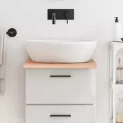 Vidaxl vidaXL Kopalniški pult svetlo rjave barve 40x60x2 cm masiven les