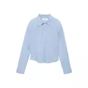 Pull&Bear Bluza  kraljevo modra / bela