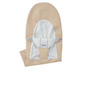 Extra Fabric Seat for Bouncer Balance Soft - Beige/Grey/Woven/Jersey