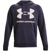 Under Armour Rival Fleece Big Logo HD vijolična (1357093 558) - moška jopa s kapuco