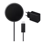 SAMSUNG 25W stolni punjač, Qi 2.2 + punjač za struju, CRN