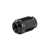 Črni matice za aluminijasta platišča M12x1,25 34 mm (zaprta) k19