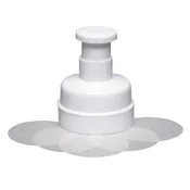 Set with press for burgers and 100 waxed discs, 9 cm - by Kitchen Craf