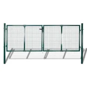 Vidaxl Vrtna mrežasta ograja za vrata in steno z rešetko 300 x 75 cm