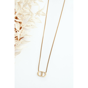 Womens Stainless Steel Gold Chain