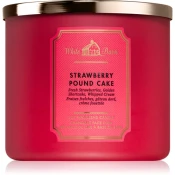 Bath & Body Works Strawberry Pound Cake dišeča sveča 411 g