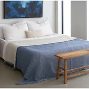 Pamucni prekivac sa dva lica 230x280cm Blue