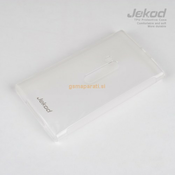 JEKOD silikonski ovitek Nokia Lumia 1520 prozoren TPU/T + Zaščitna folija