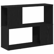 Vidaxl Komplet TV omaric Črna Orehovina 80 x 24 x 63 cm