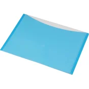 Patentni ovitek, A4, PP, z 2 žepoma, 200 mikronov, PANTA PLAST, pastelno moder