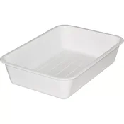 Moser plastična posoda za meso, bela, prostornina: 5,75 litra, 60 mm, dolžina: 350 mm