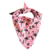 13TH DOG Marama za psa Flamingo Bandana M roze