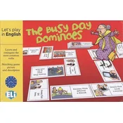 Let´s Play in English: The Busy Day Dominoes
