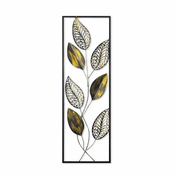 Wallity Zidna dekoracija Metal Art Leaf, 90x32x5 cm, Šarena