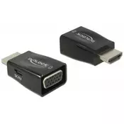 Delock Adapter HDMI-A moški > VGA ženska