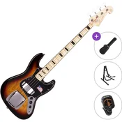 SX SJB75C-3TS Standard SET 3-Tone Sunburst Električna bas kitara