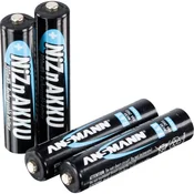 Ansmann Ansmann HR03 Micro (AAA)-Akumulator NiZn 550 mAh 1.6 V 4 KOS