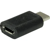 VALUE Value USB 2.0 adapter [1x moški konektor USB-C - 1x ženski konektor USB 2.0 tipa micro B], (20429929)