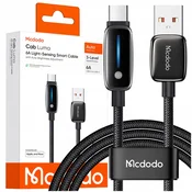 Mcdodo MCDODO POLNILNI KABEL USB-A USB-C HITRO POLNJENJE ZA IPHONE TYPE C 1M LED