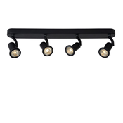 Lucide 11903/20/30 - LED reflektor JASTER-LED 4xGU10/5W/230V črn