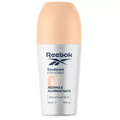 Reebok Alcohol&Aluminum Salts Sensitive Skin antiperspirant u roli - ženski 50 ml