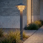 Lucande LED-ulična svetilka Montaro, 110 cm, antracitna, IP54 - Sodobni - antracit, bela - Aluminij