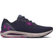 UA HOVR Sonic 5 Womens Running Shoes, Tempered Steel/Strobe - 37.5