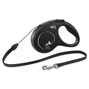 Flexi Classic New uže S crna 5m