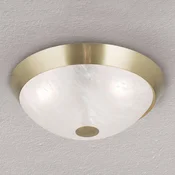 ORION Klasicna stropna lampa Jaya sa staklenim sjenilom, 34 cm - Dnevni boravak/blagovaonica - Moderan - mat mesing, satenska obrada - Staklo