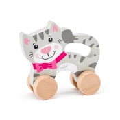 Woody Cat na kolesih z ročajem