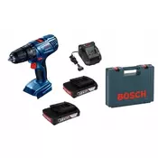 BOSCH Professional akumulatorska udarna bušilica GSB 180-LI (2x2,0Ah, kovčeg) - 18 V