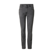 WRANGLER Kavbojke LARSTON črn denim