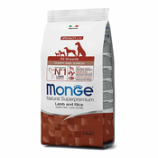 Monge Dog Puppy & Junior Lamb, rice & potatoes - 15 kg